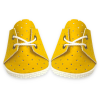 Игрушечные ботиночки для кота Басика, желтые