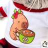 Пижама с колпачком "Капибарёнок с какао" для кота Басика и Ли-Ли Baby