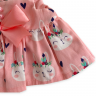 Комплект "Милые Зайки" - платье и ботиночки для кошечки Ли-Ли