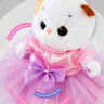 Атласное платье для Басика девочки 20 см и кошечки Ли-Ли Baby