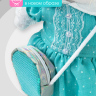 Платье и сумочка бирюза для Басика девочки 20 см и кошечки Ли-Ли Baby