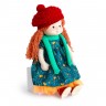 Кукла Minimalini Ива в шапочке и шарфе