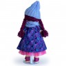 Кукла Minimalini Тиана в шапочке и шарфе