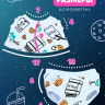 Трусы и майка "Milk & Cookie" для кота Басика 20 см и Ли-Ли Baby