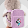 Рюкзак "лаванда" mini с единорогом для кота Басика 19/20 см и кошечки Лили Baby