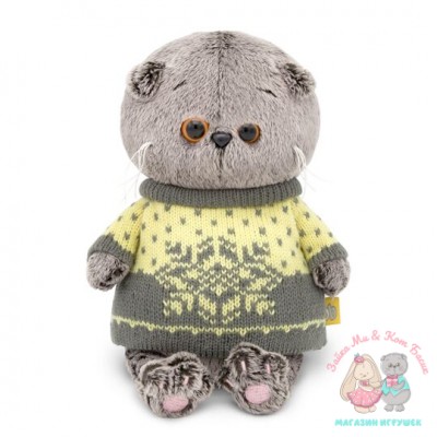 Кот Басик BABY в свитере