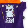 Комбинезон с рюкзаком для Басика 20 см и Ли-Ли Baby "Cool Unicorn", фиолетовый