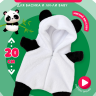 Плюшевый кигуруми "Панда" для кота Басика 20 см и Ли-Ли BABY