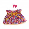 Платье ярко-розовое в цветочек в подарочной упаковке для кошечки Ли-Ли