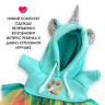 Платье "Единорожка" с радужной юбкой для кошечки Ли-Ли 24 см