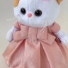 Кошечка Ли-Ли в розовом платье с люрексом