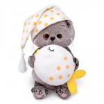 Кот Басик BABY с подушкой - рыбкой