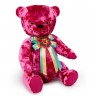Медведь БернАрт розовый с брошкой