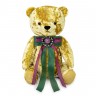 Медведь БернАрт золотой с фиолетовой брошкой