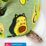 Комбинезон хлопковый "авокадо" с ушками для кота Басика 20 см и Ли-Ли Baby