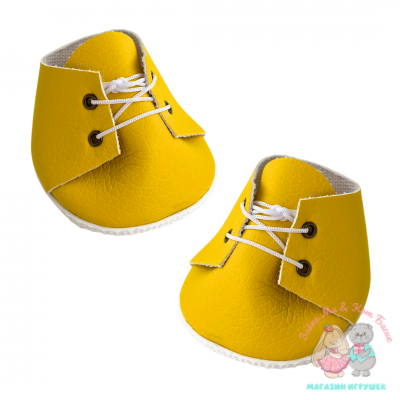 Игрушечные ботиночки для кота Басика и кошечки Ли-Ли, желтые