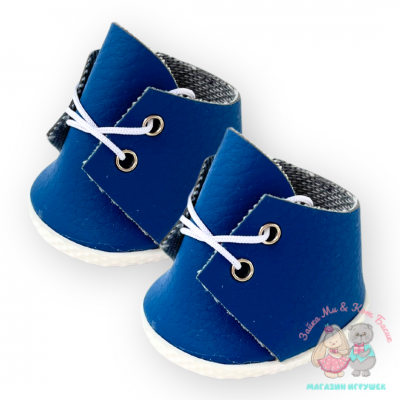 Игрушечные ботиночки для кота Басика, синие