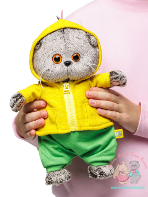 Кот Басик BABY в костюмчике «Желтый дракончик»